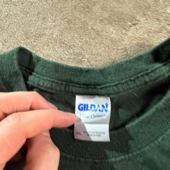 Y2K Green Oregon Ducks U of O Rose Bowl Graphic T-Shirt - Picture 6 of 8